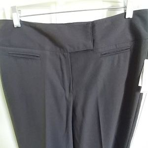 Dark grey straight leg dress pant stretch 12